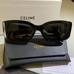 Celine CL40282U Black Square Viral Sunglasses